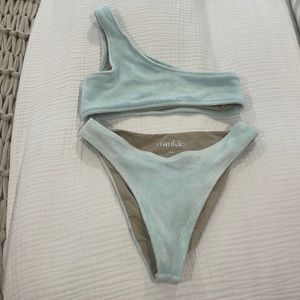 Frankies Bikinis Terry Cloth Bikini